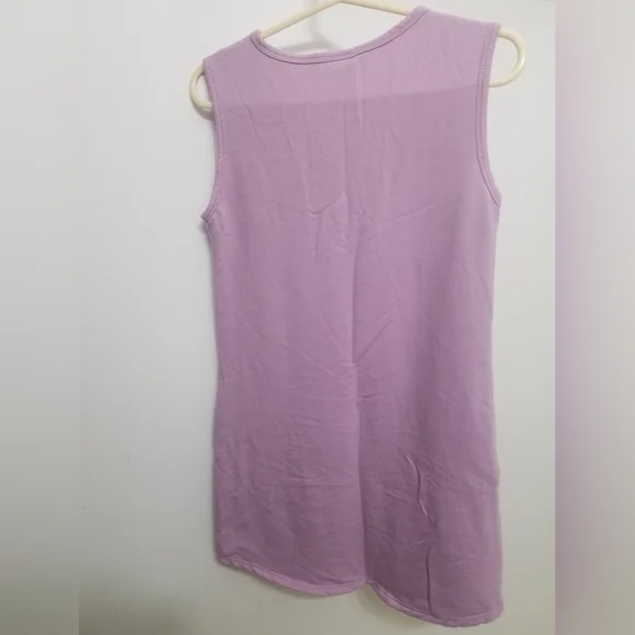For warm vacations- SOFT lilac-colored EUC swimsuit cover, w pockets! - Picture 5 of 5